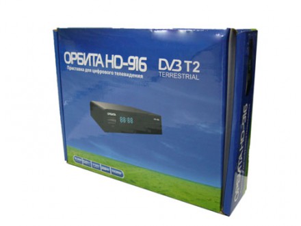 Цифровой ресивер тв приставка DVB-T2 Орбита HD916 +HD плеер 1080i 
