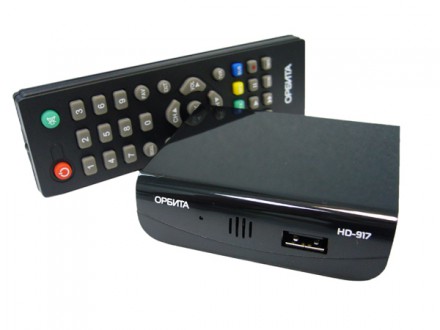 Цифровой ресивер тв приставка DVB-T2 Орбита HD917 +HD плеер 1080i 