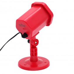 Лазерный проектор звездный дождь Star Shower Plus c ПДУ красный