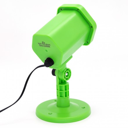 Лазерный проектор звездный дождь Star Shower Plus c ПДУ зеленый 