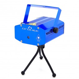 Домашний лазерный проектор звездный дождь с регулятором синий