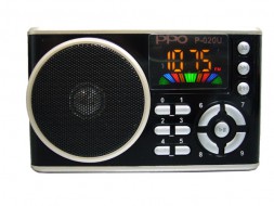 PPO P-020U fm радиоприемник с цифровым дисплеем