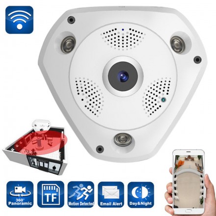 Wi-Fi IP камера потолочная рыбий глаз ORCVR360 