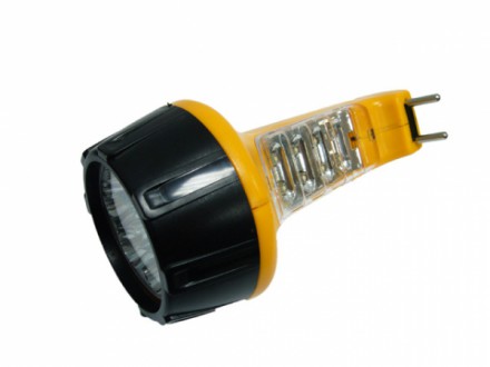 Фонарь ручной аккумуляторный SLGD6118LX 7+8 LED светододов 