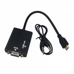 Переходник HDMI VGA со звуком (audio)