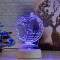3D светильник лампа Глобус