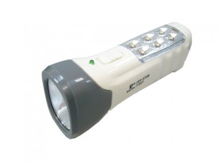 Фонарь ручной аккумуляторный SLSL3726 1+6 LED светододов 