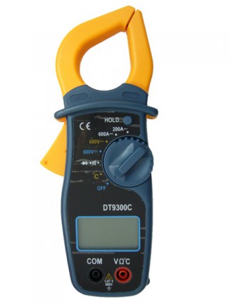 Мультиметр с токоизмерительными клещами (клемметр) DT 9300C со звуковой прозвонкой 
