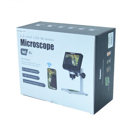 Электронный цифровой  микроскоп Wi Fi 1000X 