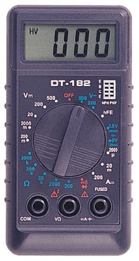 Карманный цифровой мультиметр МD 182 (DT 182) со звуковой прозвонкой 