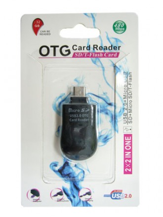 Micro USB OTG картридер на  TF ORBG527 