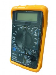 Карманный цифровой мультиметр МD 832 P (DT 832 P)  со звуковой прозвонкой в резиновом чехле