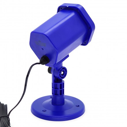 Лазерный проектор звездный дождь Star Shower Plus c ПДУ синий 
