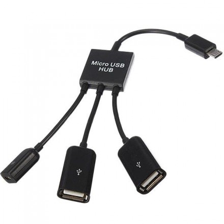 Micro USB OTG концентратор хаб (HUB) ORHB104 