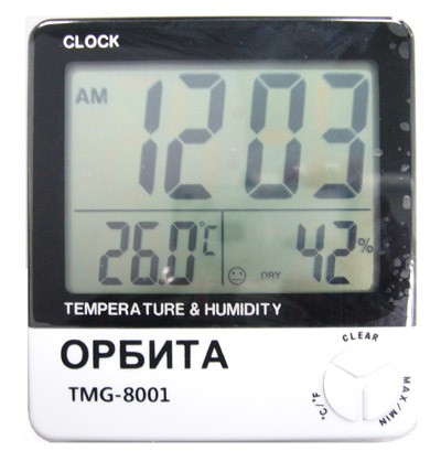 Электронный цифровой термометр гигрометр ORTMG8001 