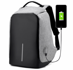 Рюкзак антивор c USB и защитой от карманников