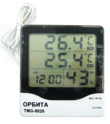 Электронный цифровой термометр гигрометр ORTMG8020