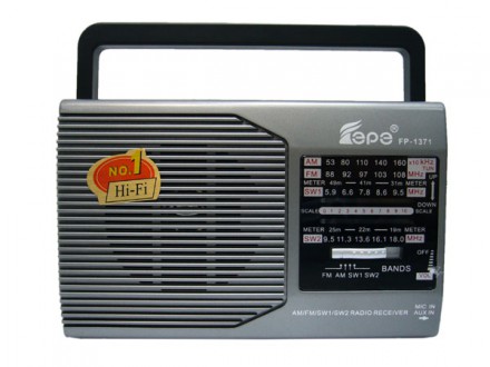 Fepe FP-1371 fm радиоприемник сетевой 