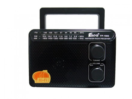 Fepe FP-1603 fm радиоприемник сетевой 