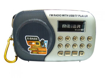 Meier M-U87BT fm радиоприемник (Bluetooth) 