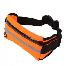 Поясная сумка для бега (пояс для телефона и смартфона) оранжевая