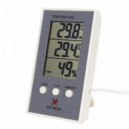 Цифровой термометр гигрометр с выносным щупом CX-201A 