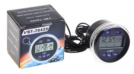 Автомобильные часы VST 7042V для ваз 2107 и 2106 