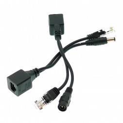 Пассивный комплект poe инжектор - сплиттер poe адаптер набор передачи для питания ip камер