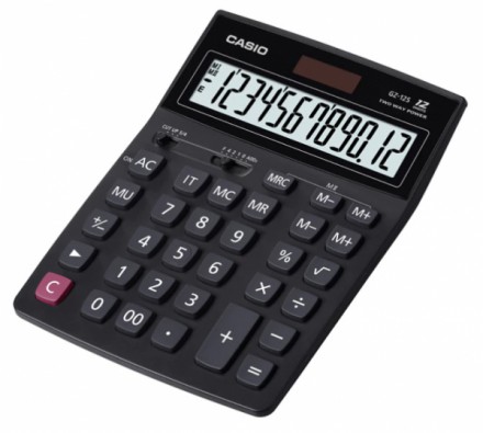 Калькулятор настольный 12 разрядный CASIO GZ-12S 