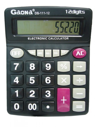 Настольный калькулятор 12 разрядный GAONA DS-111-12 