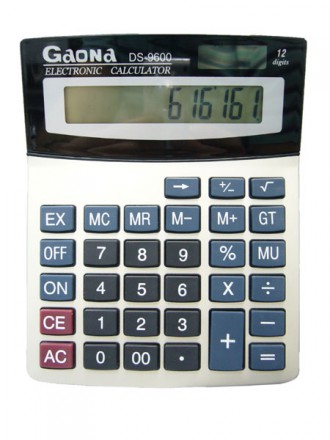 Настольный калькулятор 12 разрядный GAONA DS-9600 