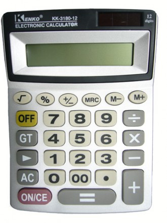 Настольный калькулятор 12 разрядный Kenko KK-3180-12 