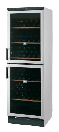 Двухзонный винный шкаф Vestfrost VKG 570 Silver 
