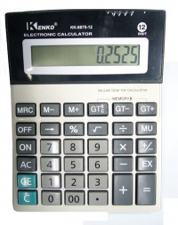 Настольный калькулятор 12 разрядный Kenko KK-8875-12