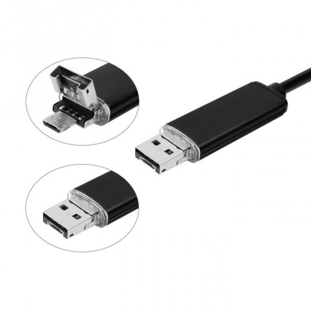 USB эндоскоп для андроид смартфонов и ПК 0,3 Мп 2 м 