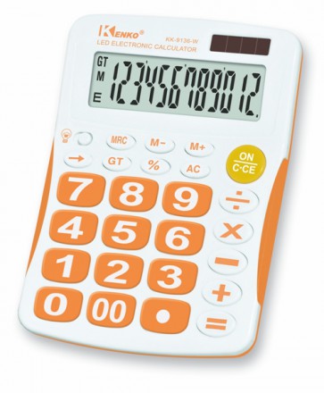 Настольный калькулятор 12 разрядный  Kenko KK-9136 