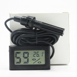 Электронный цифровой термометр гигрометр с выносным датчиком ORTPM12