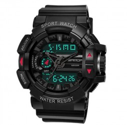 Электронные спортивные водонепроницаемы часы SANDA 599