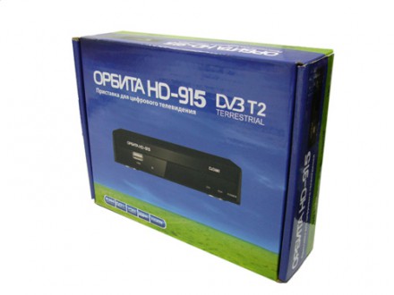 Цифровой ресивер тв приставка DVB-T2 Орбита HD915 +HD плеер 1080i 