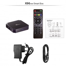Смарт тв приставка X96 mini Android TV Box 2/16